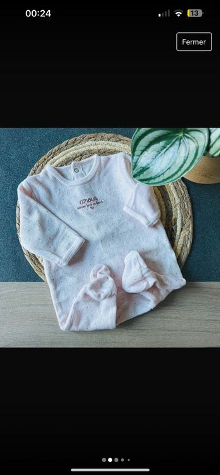 Lot pyjama dort bien bébé fille - photo numéro 2