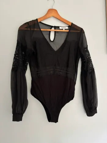 Body à dentelle noir Morgan de toi taille S