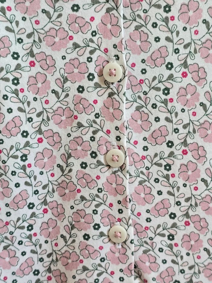 Vêtement Bébé Fille - Combishort fleurie - Obaibi - 23 mois 86 cm - photo numéro 5