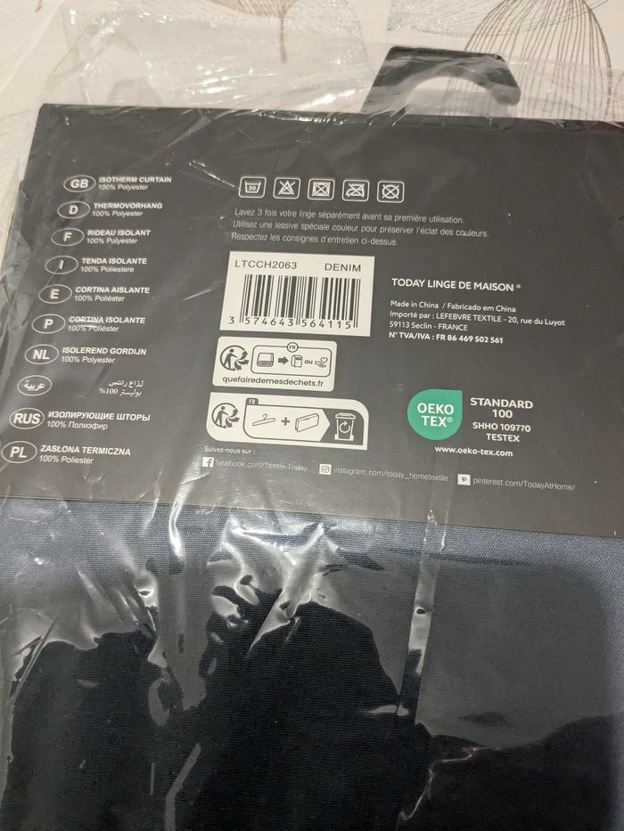 Beau rideau Today, opaque, isolant du froid et du chaud. Taille 140/240 - photo numéro 7