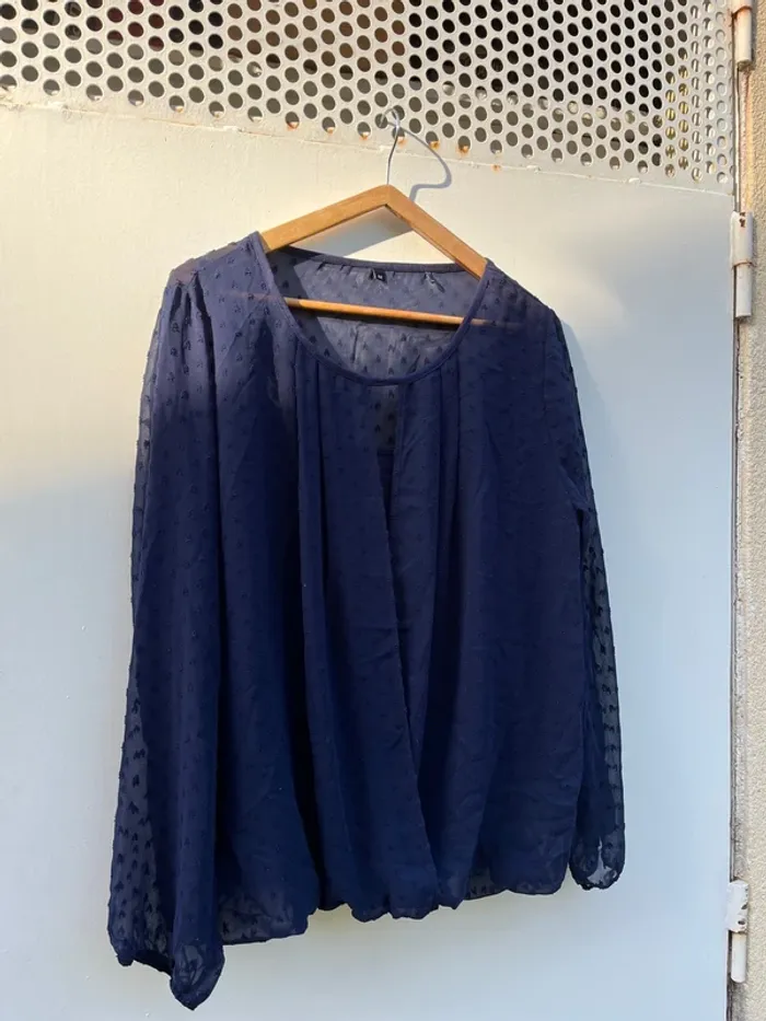 Blouse bleu marine - photo numéro 2