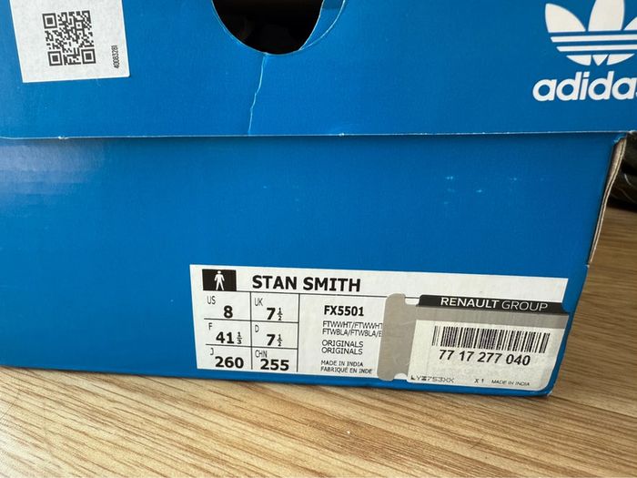 Stan smith bleu et blanche Renault r5 adidas - photo numéro 17