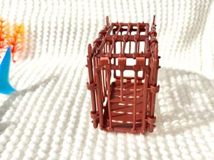 Crabe, requin, tortue, cage, hippocampe, algue, calamar. - photo numéro 4