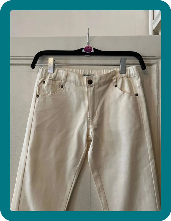 Pantalon jean slim léger 12 ans - Bleu comme gris - photo numéro 2