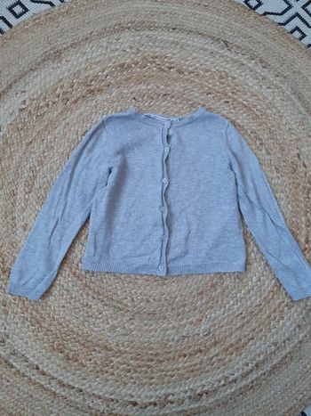 Gilet gris Monoprix 3 ans