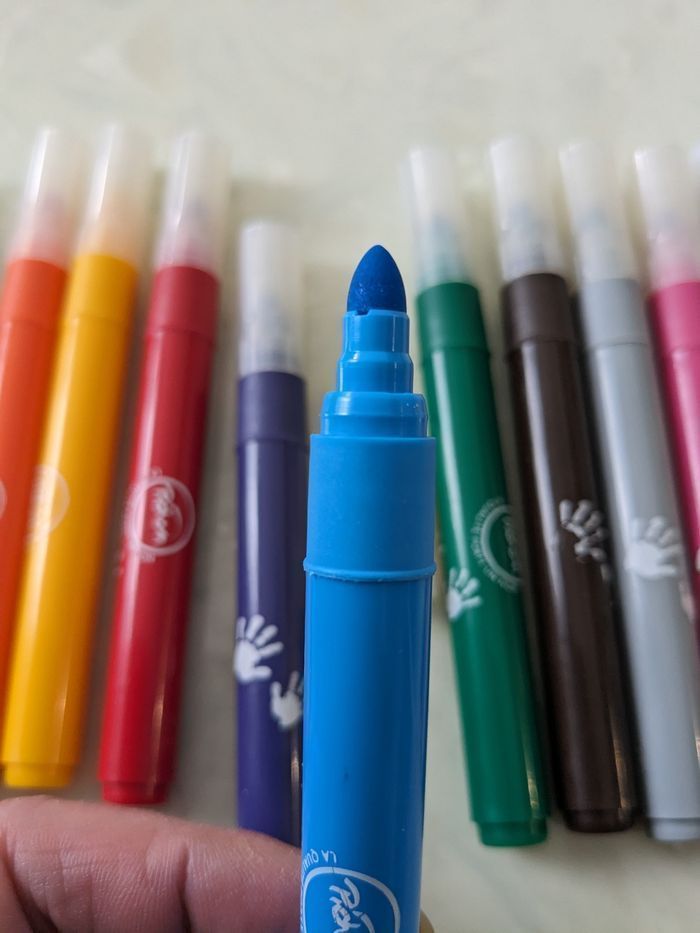 Lot de 33 feutres  Pichon, à grosse pointe. - photo numéro 10