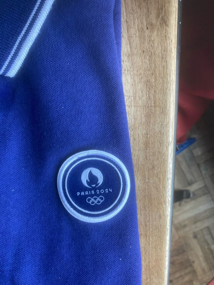 Tee shirt bleu marine «  Paris 2024 » - photo numéro 2