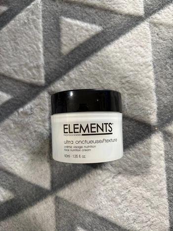 Éléments crème nutrition