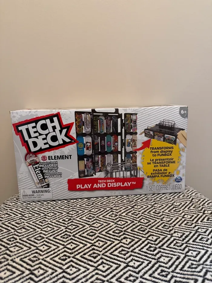 Coffret transformable Tech Deck Finger Skate - Play and display - 6 ans et +