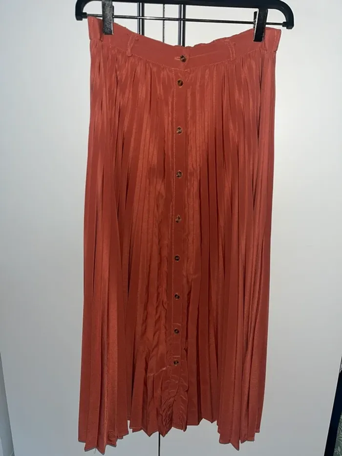 Robe été plissée rose