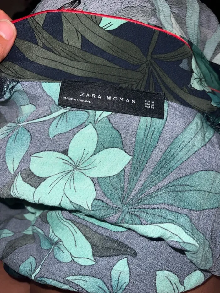 Chemise Zara Imprimé florale Taille M - photo numéro 8