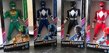 Lot 4 figurines power rangers