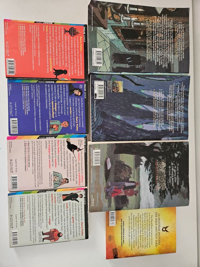 Lot saga livres Harry Potter + le 8 - photo numéro 2