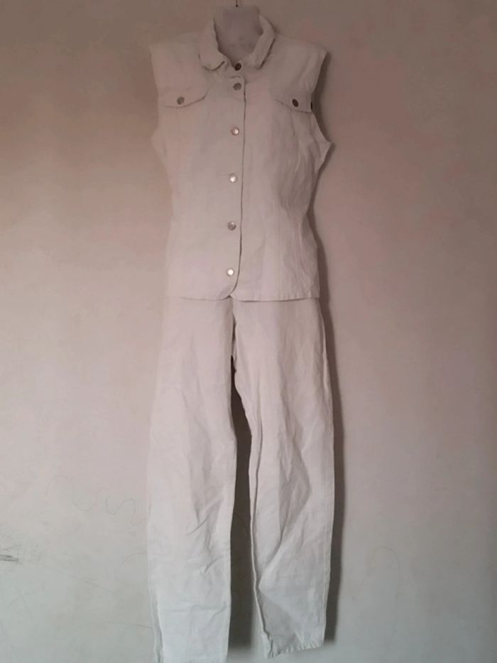 Ensemble dame (lin + coton) - photo numéro 2