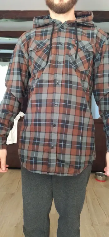 Chemise à carreaux avec capuche Armor lux