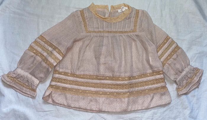 blouse Bass10 12-18 mois valeur 28 euros