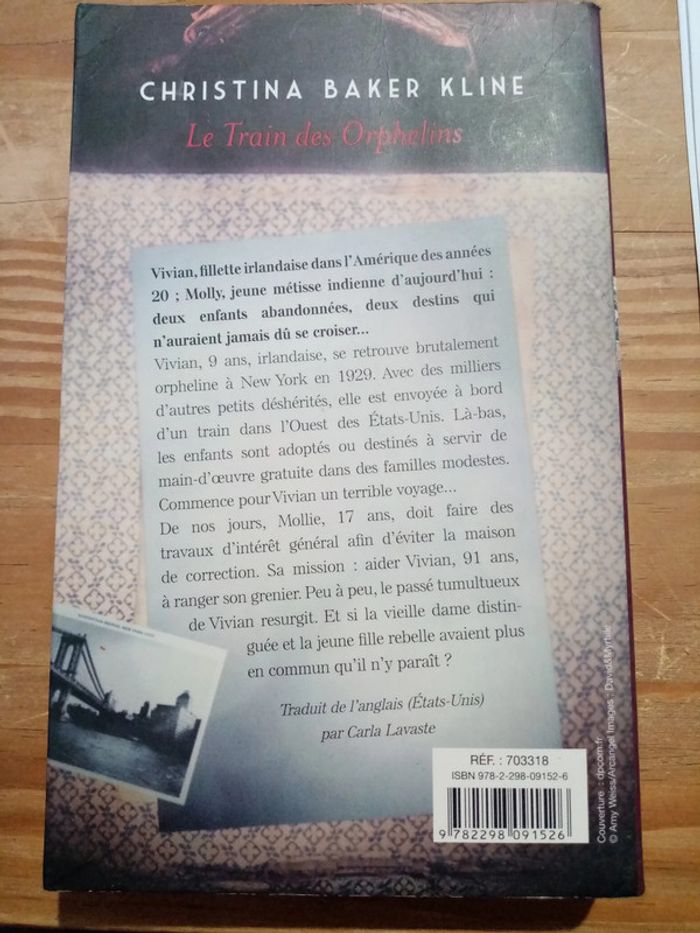 Le train des orphelins de Christina baker kline - photo numéro 2