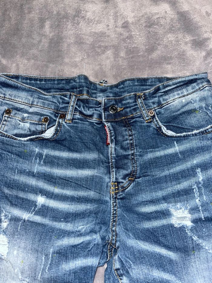 Short en jeans bleu homme S de marque - photo numéro 2