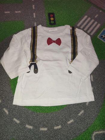 t-shirt blanc bébé