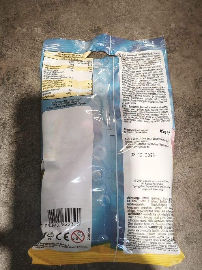 Distributeur de PEZ bob l'éponge SpongeBob SquarePants - photo numéro 3