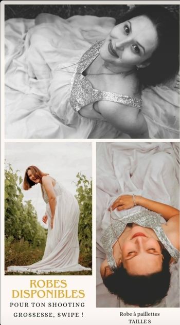 Robe de shooting grossesse