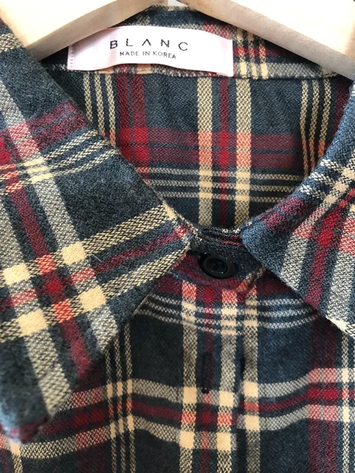 Robe à carreaux fabriqué en Corée - photo numéro 2