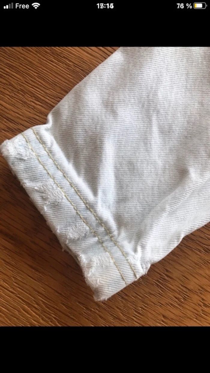 Veste jean esprit taille l - photo numéro 6