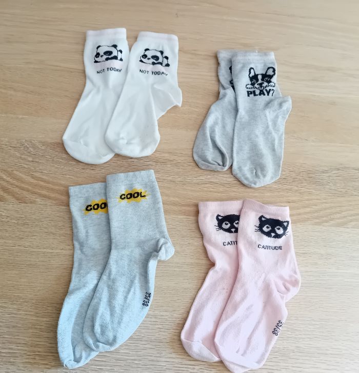 Lot chaussettes Gémo fille 35/38 - Très bon état - photo numéro 2