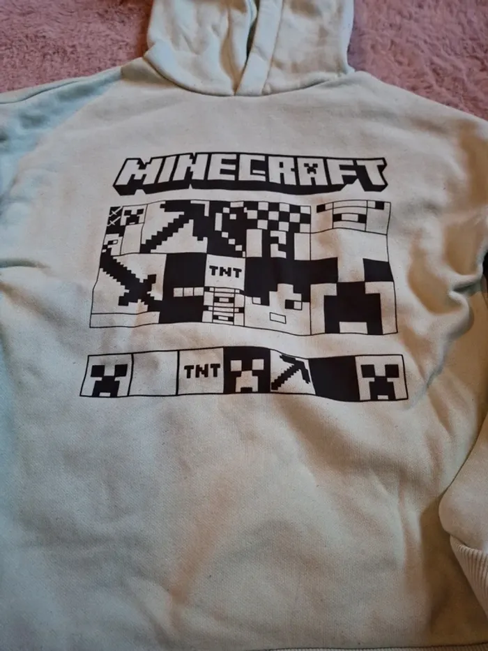 Pull minecraft taille 7/8 ans - photo numéro 2