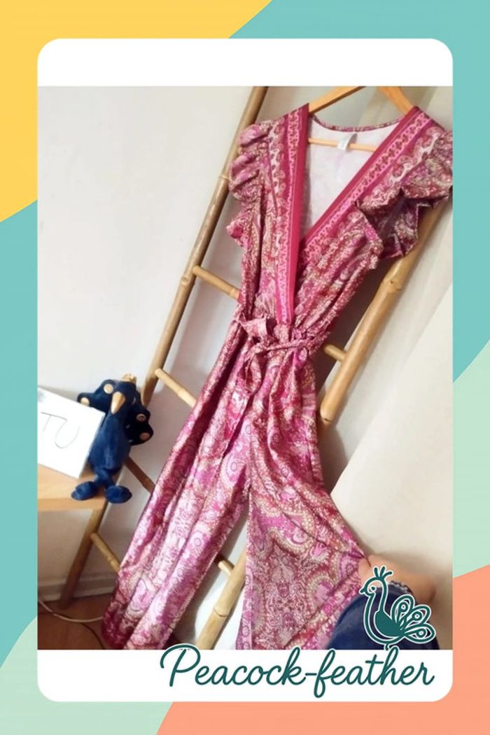 Combi pantalon rose TU