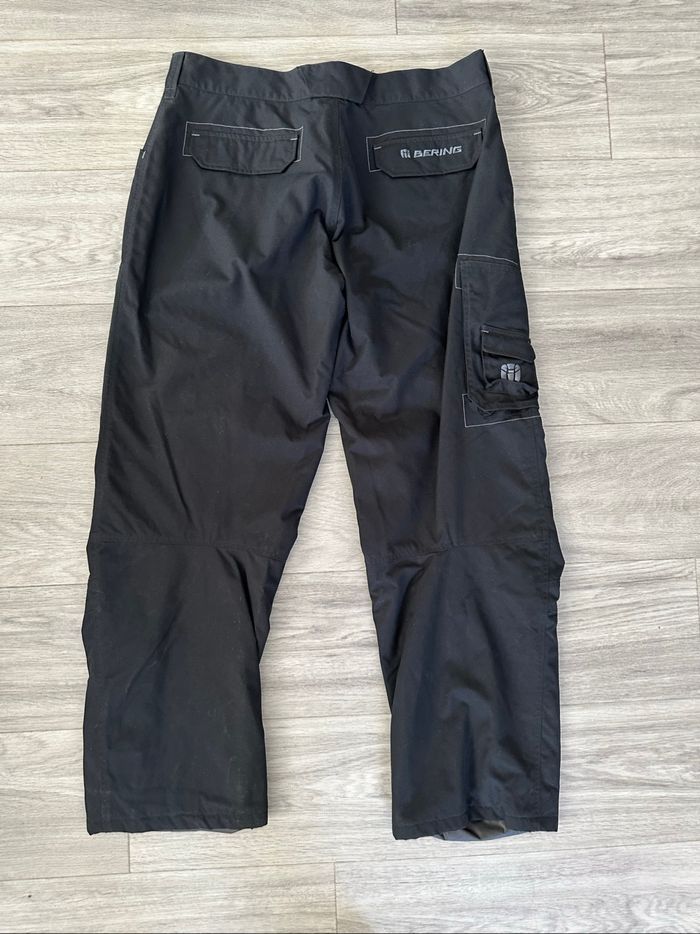 Pantalon de moto cargo imperméable noir Bering T2XL - photo numéro 4