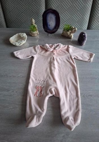 Pyjama en velours 9 mois TBE