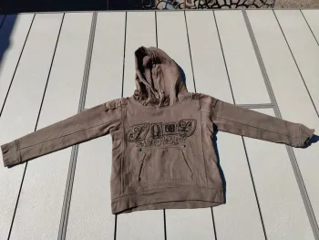 Sweat kaki fille 5-6 ans