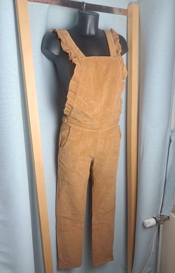 Emile et Ida salopette velour marron T.38 en tbe
