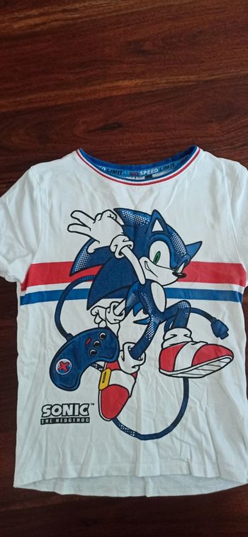 T-shirt Sonic 10 ans