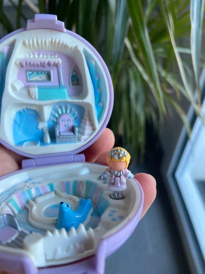 Médaillon violet Polly pocket - photo numéro 3