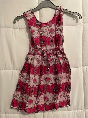 robe courte sans marque fuchsia taille 4 ans / 104 cm