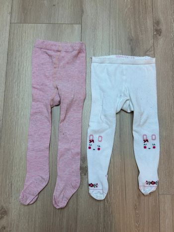 Lot de 2 collants fille