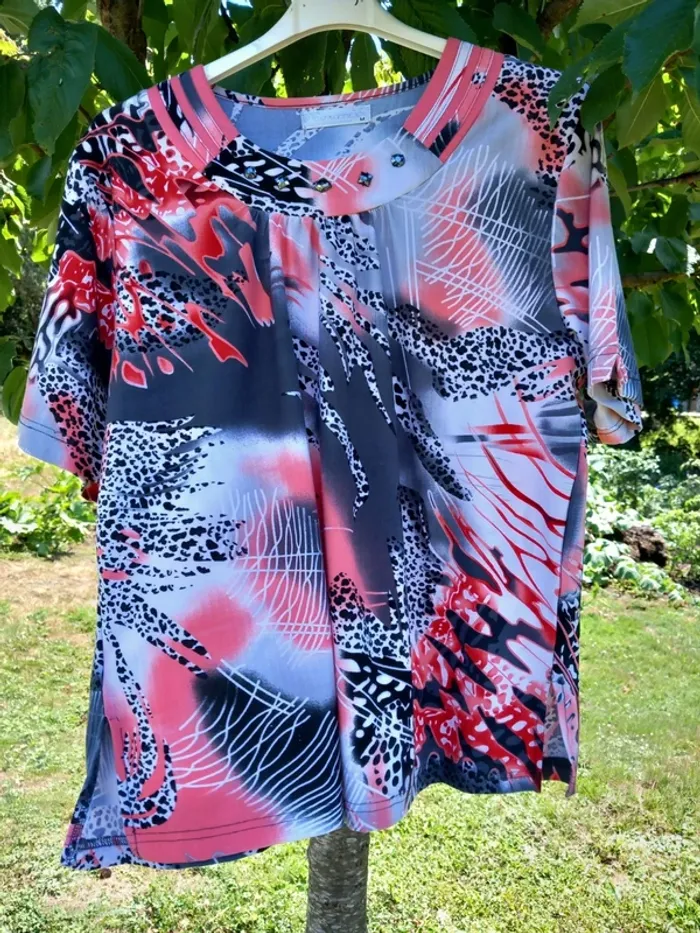 T shirt multicolore domitex taille M