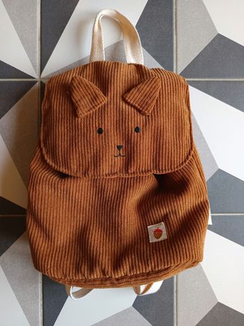 Sac à dos velours écureuil Petit toi