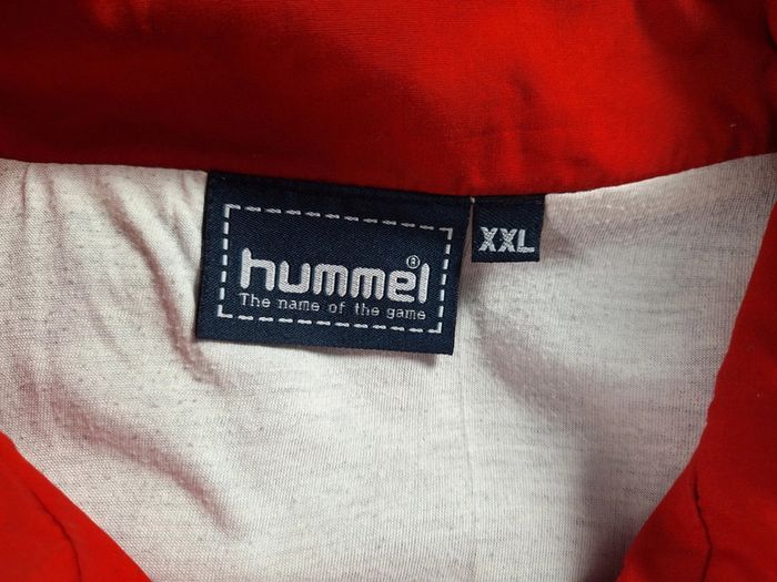 veste légère / Track jacket hummel / homme - taille 2XL / gris et rouge brodé (521) - photo numéro 9