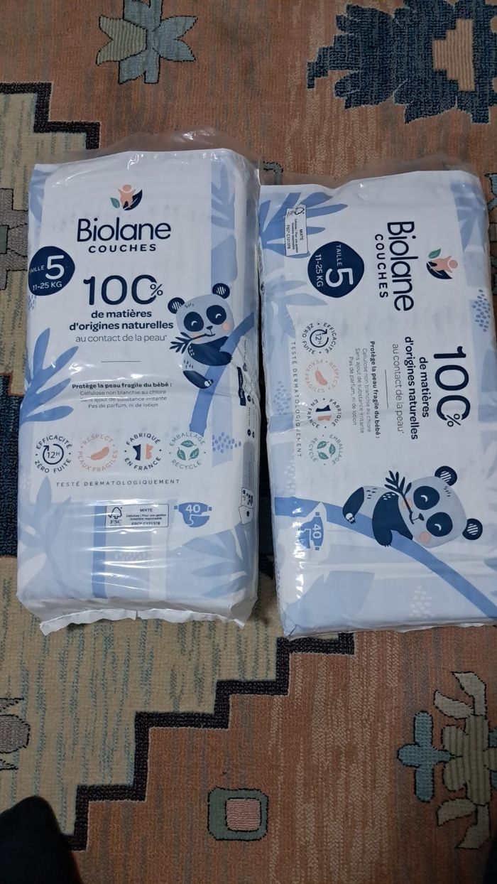 Couche biolane taille 5