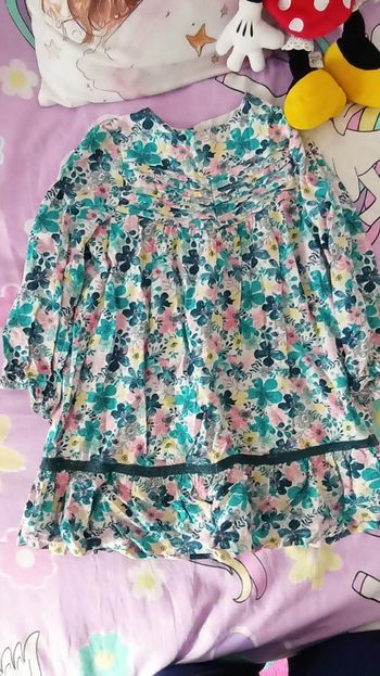 Robe fleurie sergent major 