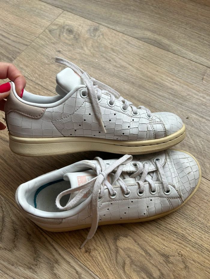 Stan Smith Adidas effet croco