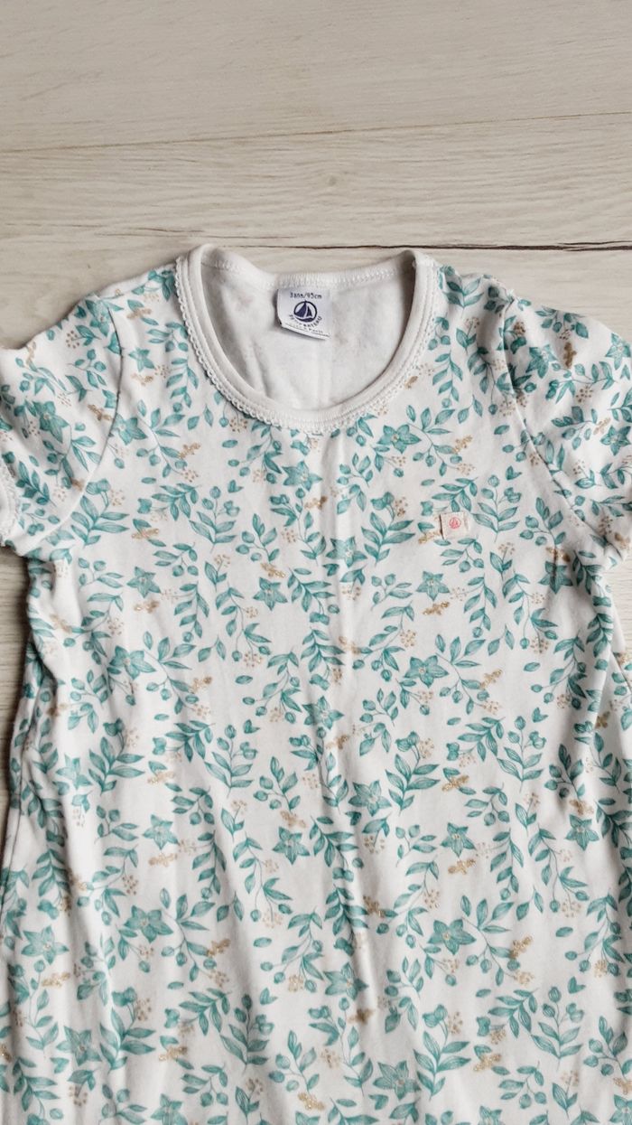 Vêtement fille pyjama chemise de nuit Petit Bateau 3 ans - photo numéro 2