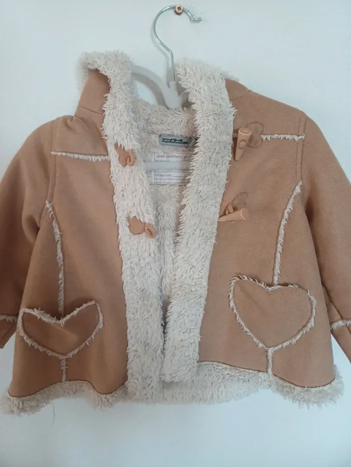 Manteau fille daim 18 mois - photo numéro 4
