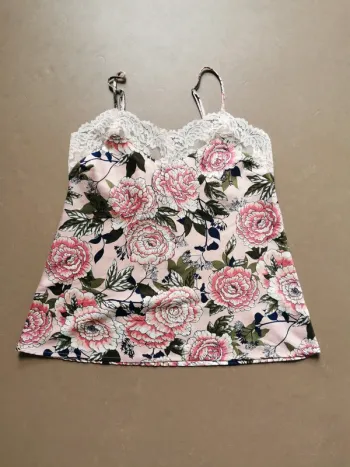 Haut pyjama rouge gorge