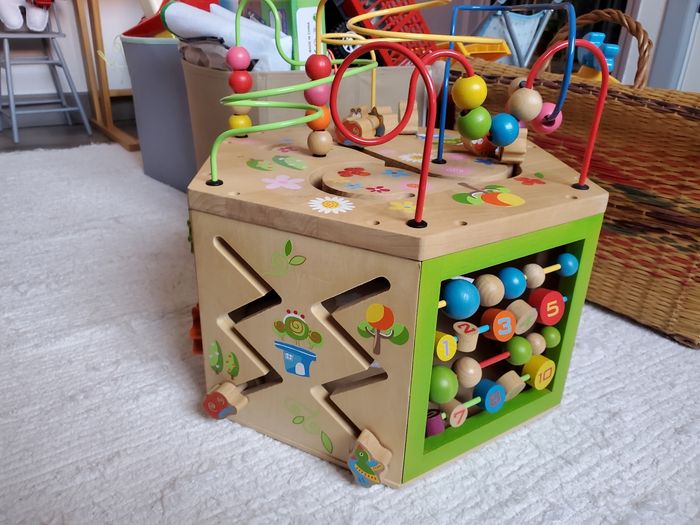Cube d'activite en bois 7 en 1 Everearth