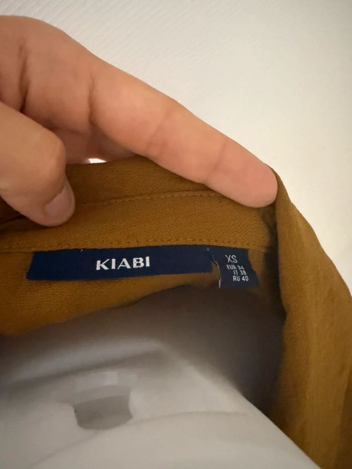 Chemise Kiabi kaki en très bon état taille XS - photo numéro 6