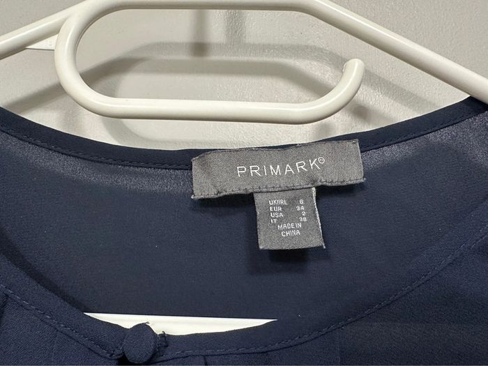 Blouse bleu marine taille 34 - photo numéro 3